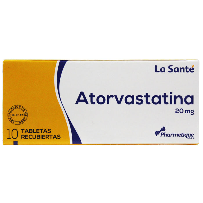 Atorvastatina 20Mg X Tableta