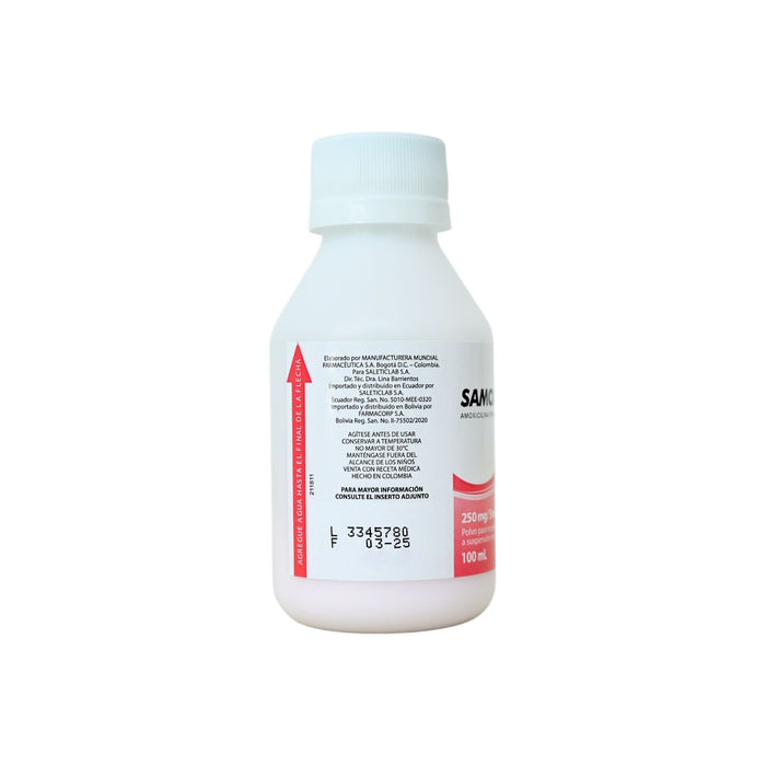 Samoxicilina 250Mg/5Ml Amoxicilina Farmacorp X 100Ml