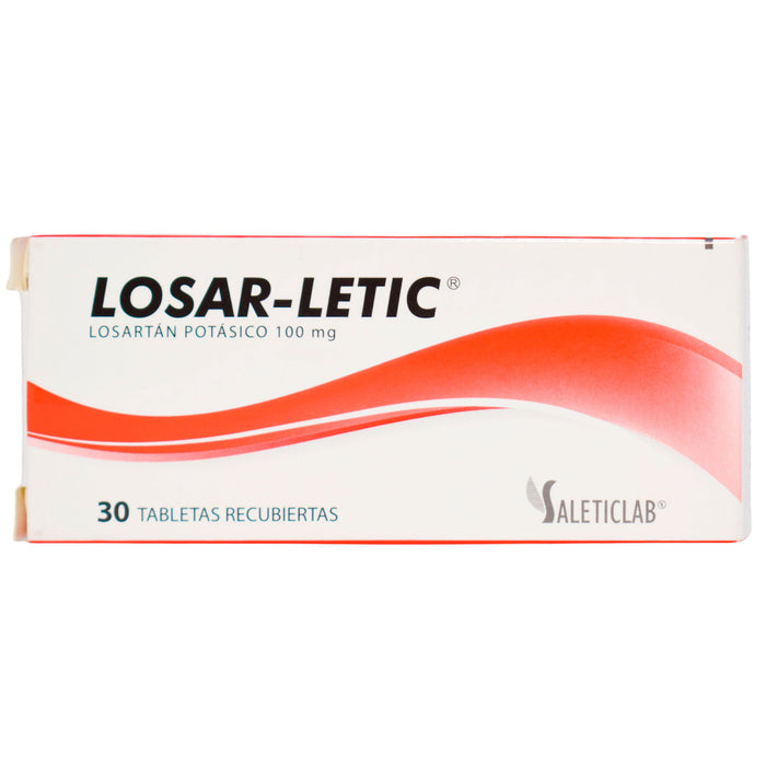 Losar - Letic 100Mg Losartan Farmacorp X Tableta
