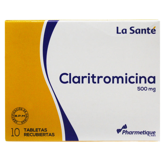 Claritromicina 500Mg X Tableta