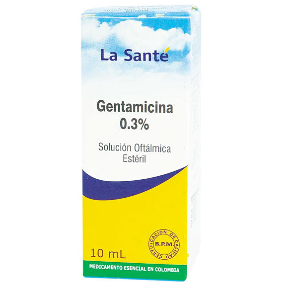 Gentamicina 0.3% Colirio X 10ml La Sante