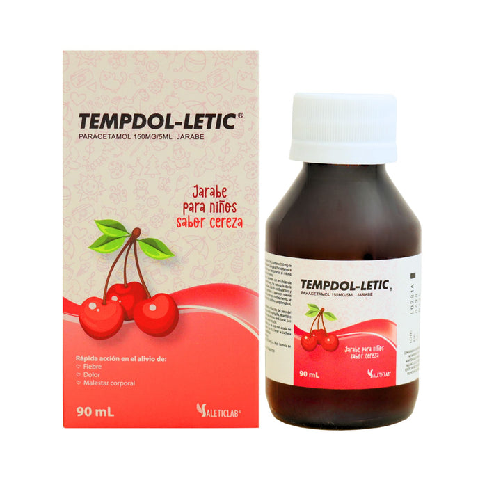 Tempdol - Letic 150Mg/5Ml Paracetamol Farmacorp Jarabe X 90Ml