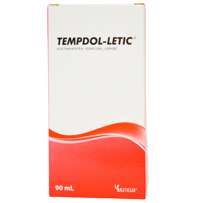Tempdol - Letic 150Mg 5ml Paracetamol Farmacorp Jarabe X 90ml