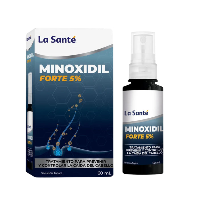 Minoxidil Forte 5% Solucion Topica La Sante X 60ml