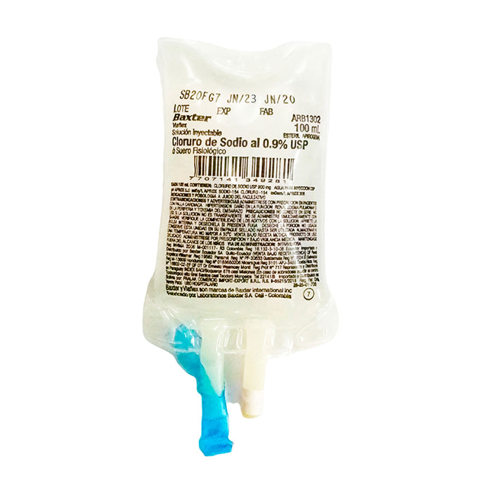 Suero Fisiológico Baxter 0.9% Iv Env X 100Ml