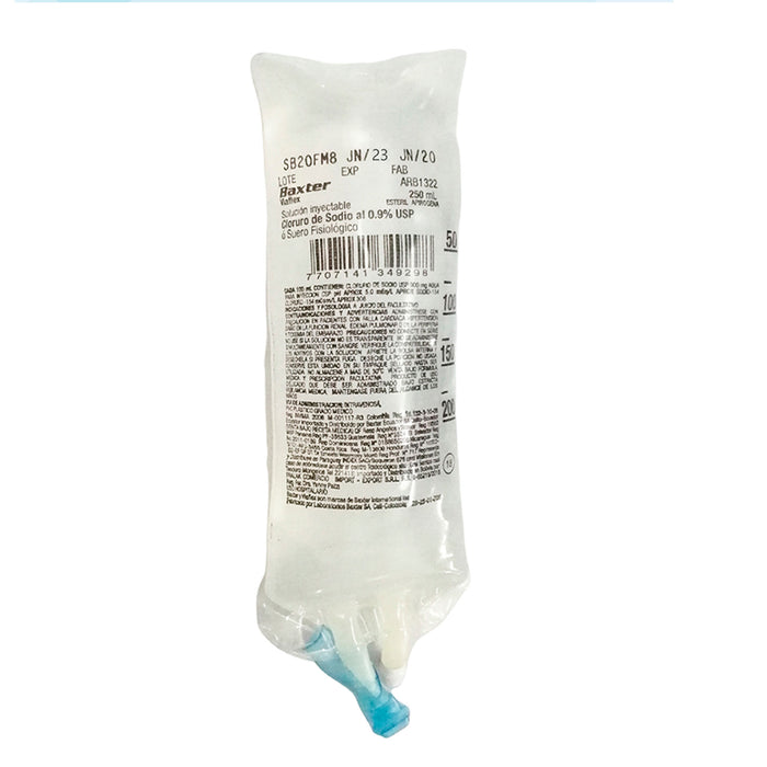 Fisiologico 0.9% Iv Env X 250Ml (Baxter)