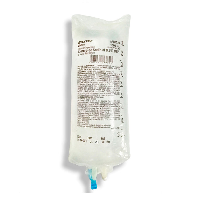Suero Fisiológico Baxter 0.9% Iv Env X 1000ml