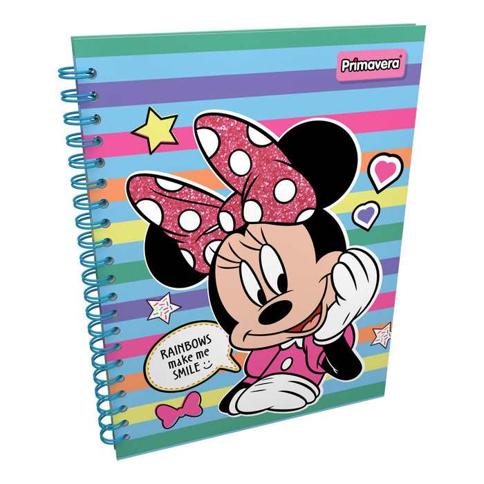 Cuaderno Primavera A4 Minnie Cuadros X 100 Hojas