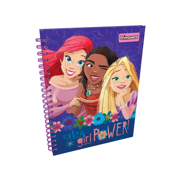 Cuaderno A4 Princesas Primavera Cuadros X 100Hojas