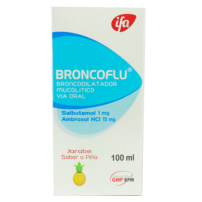 Broncoflu Jbe X 100ml Salbutamol Ambroxol