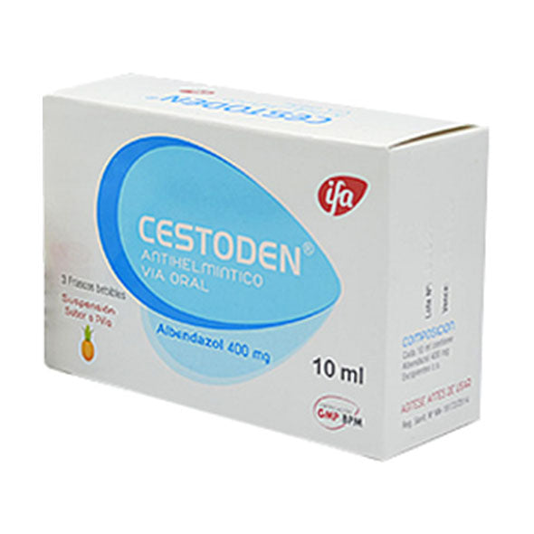 Cestoden 400Mg Caja X 3 Amp 10ml Bebibl Albendazol