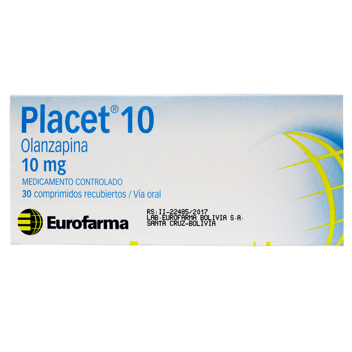 Placet 10Mg Olanzapina X Tableta