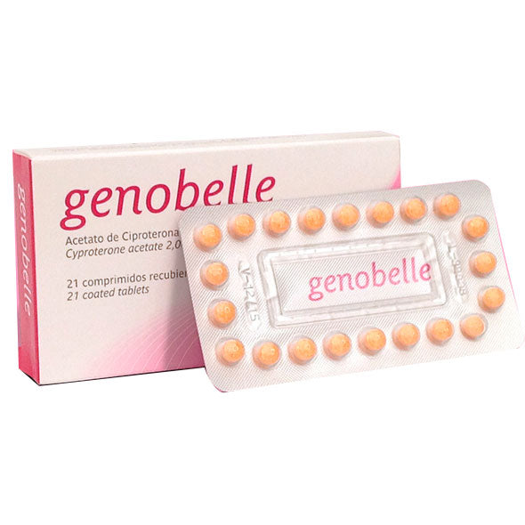 Genobelle Ciproterona Acetato 2Mg Y Etinil Estradiol 0.035Mg X 21 Comprimidos