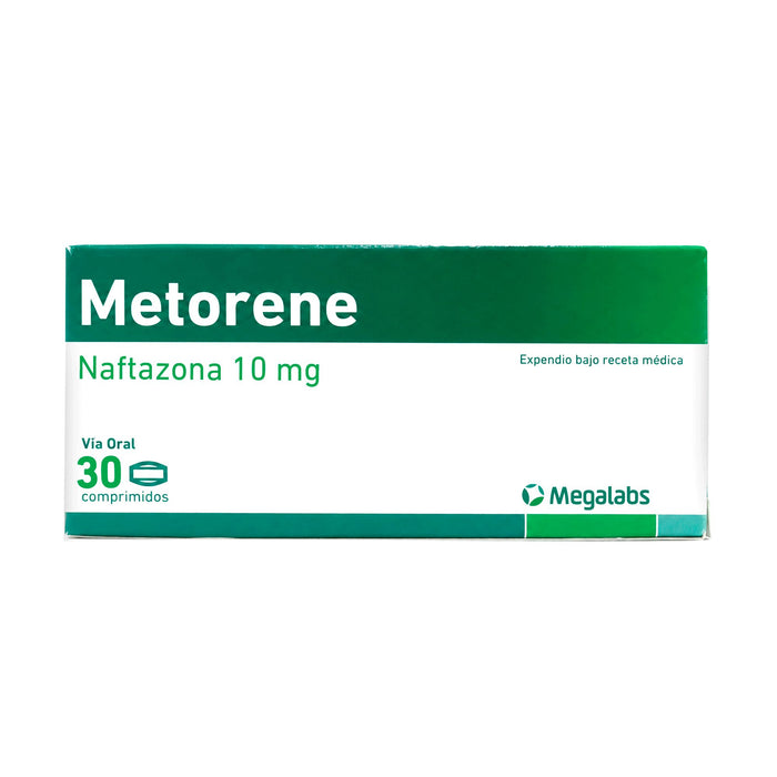 Metorene 10Mg Naftazona X Comprimido