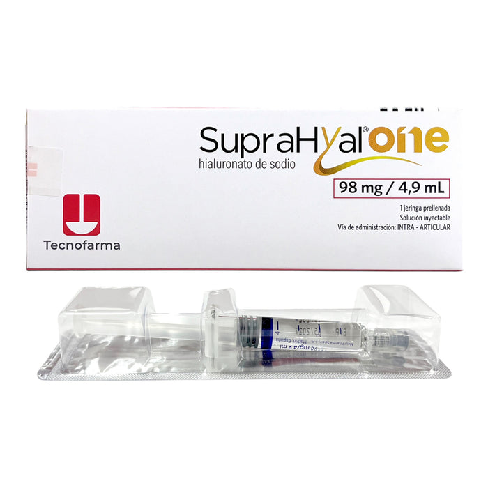 Suprahyal One 98mg Hialuronato Sodio IA  X 1 Jeringa Prellenada 4.9ml