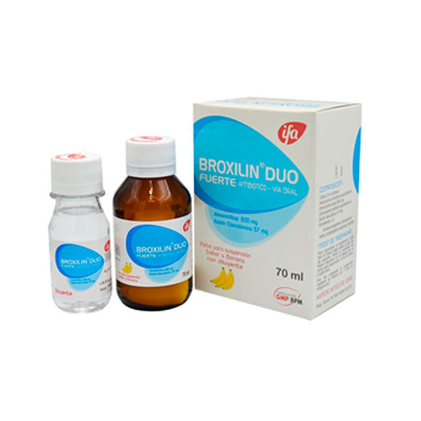 Broxilin Duo Fuerte Amoxicilina 800Mg X 70ml