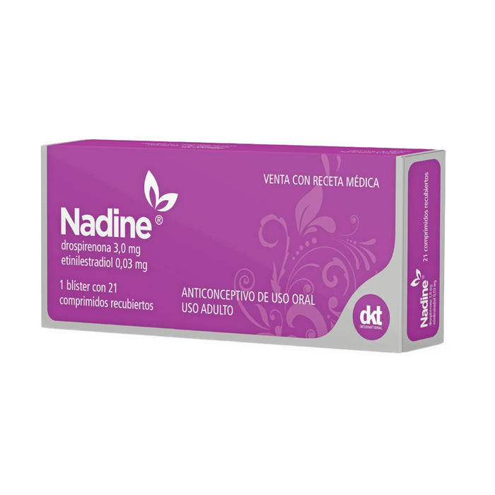 Nadine Drospirenona / Etinilestradiol X 21 Comprimidos
