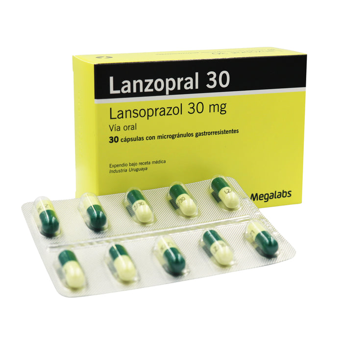 Lanzopral 30Mg Lansoprazol X Capsula