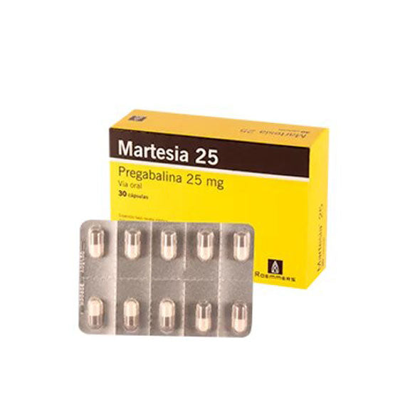 Martesia 25Mg Pregabalina X Capsula