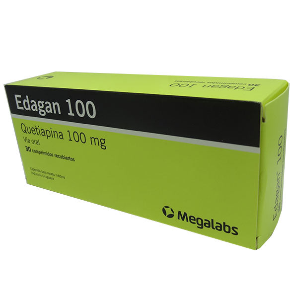 Edagan Quetiapina Fumarato 100Mg X Tableta