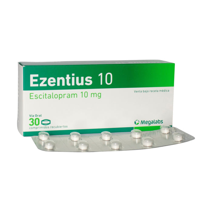 Ezentius 10Mg Escitalopram X Comprimido