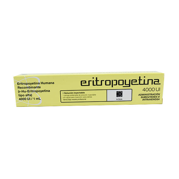 Eritropoyetina Humana 4000Ui X Ampolla