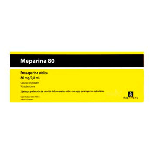 Meparina 80Mg Sc X 10 Jga Prell 0.8ml Enoxaparina