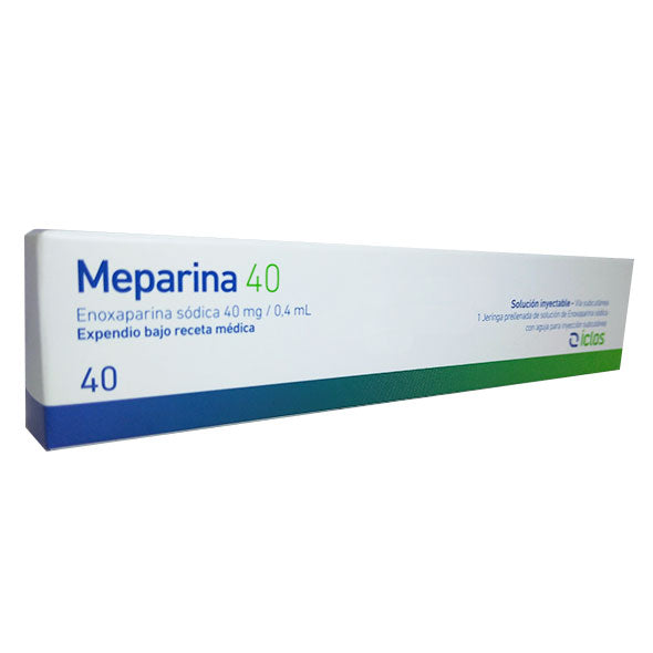 Meparina 40 Enoxaparina 40Mg Y 0.4ml X Ampolla