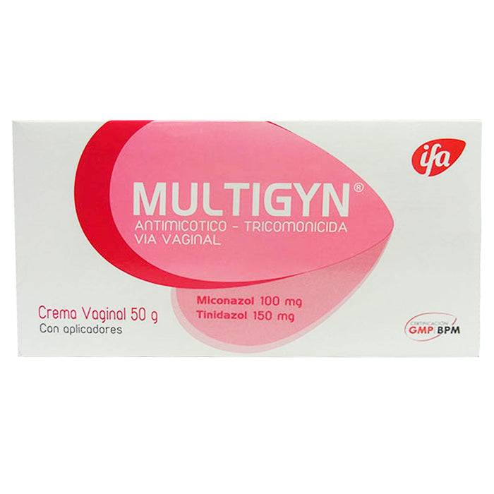 Multigyn Crema Vaginal Miconazol Nitrato 100Mg Y Tinidazol 150Mg X 50g