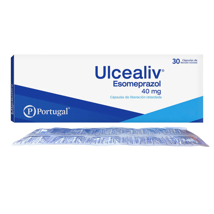 Ulcealiv 40Mg Esomeprazol Farmacorp X Capsulas Liberación Retardada