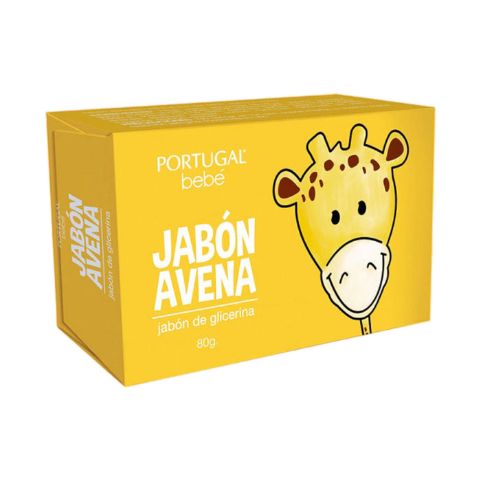 Jabón De Glicerina Portugal Bebé Con Avena X 80G