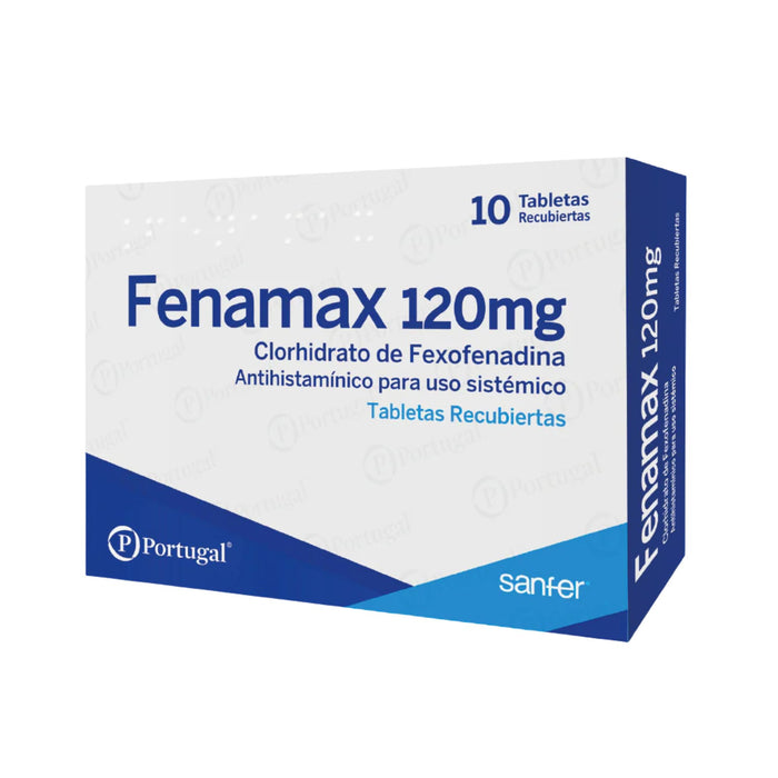 Fenamax Fexofenadina 120Mg X Tableta Recubierta
