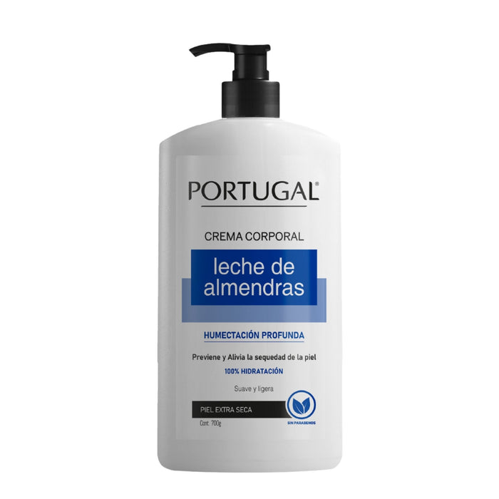 Crema Corporal Portugal Leche De Almendras X 700G