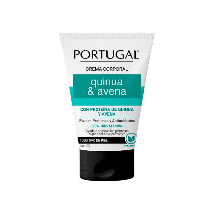 Crema Corporal Portugal Quinua Y Avena X 100G