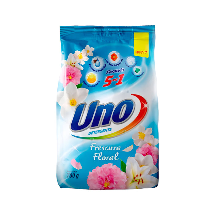 Detergente  En Polvo Uno Frescura Floral X 700G