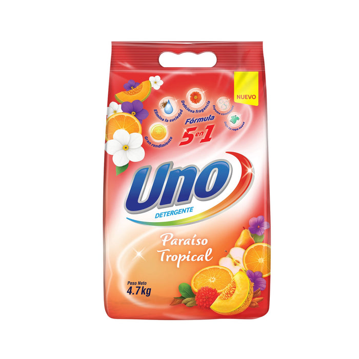 Detergente Uno En Polvo Paraiso Tropical X 4.7Kg