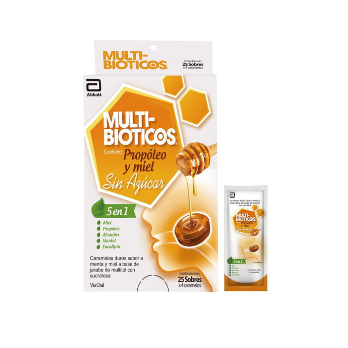 Multibioticos Propoleo Y Miel X Sobre