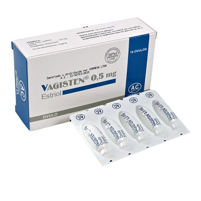 Vagisten 0.5Mg Estriol X Óvulo