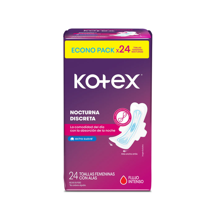 Kotex Nocturna Ultrafina X 24 Unidades