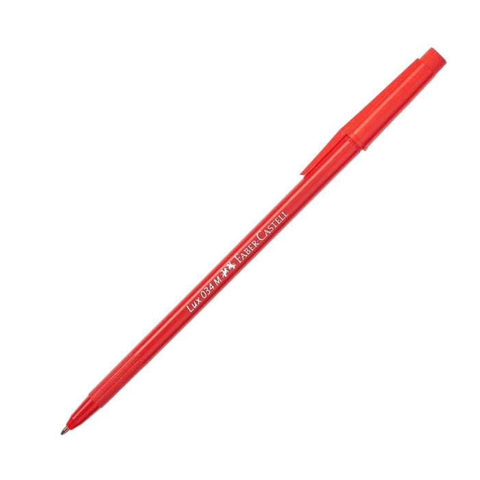 Bolígrafo Faber Castell Lux 034-M Color Rojo