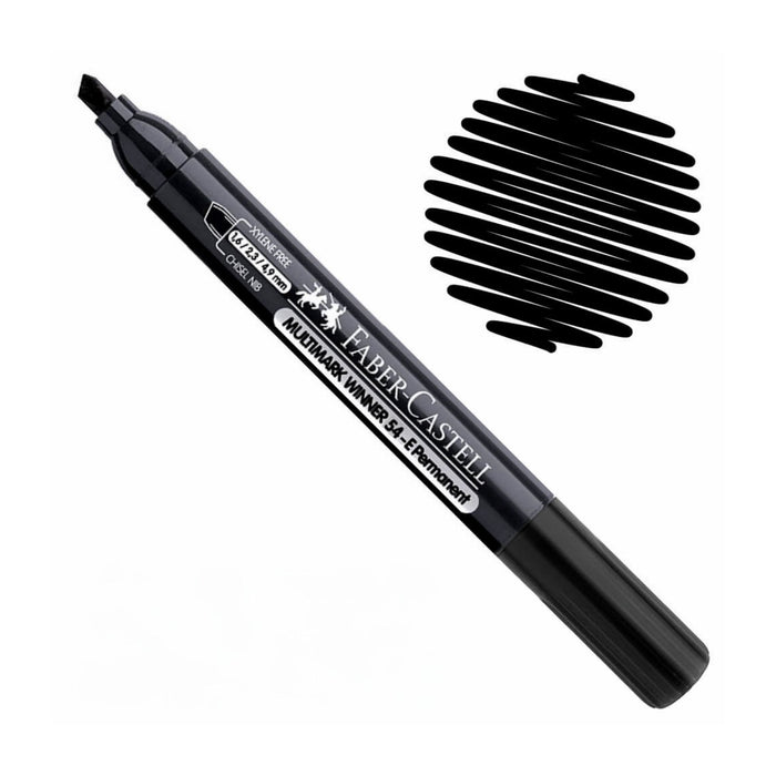 Marcador Permanente Faber Castell Winner 54-E Negro