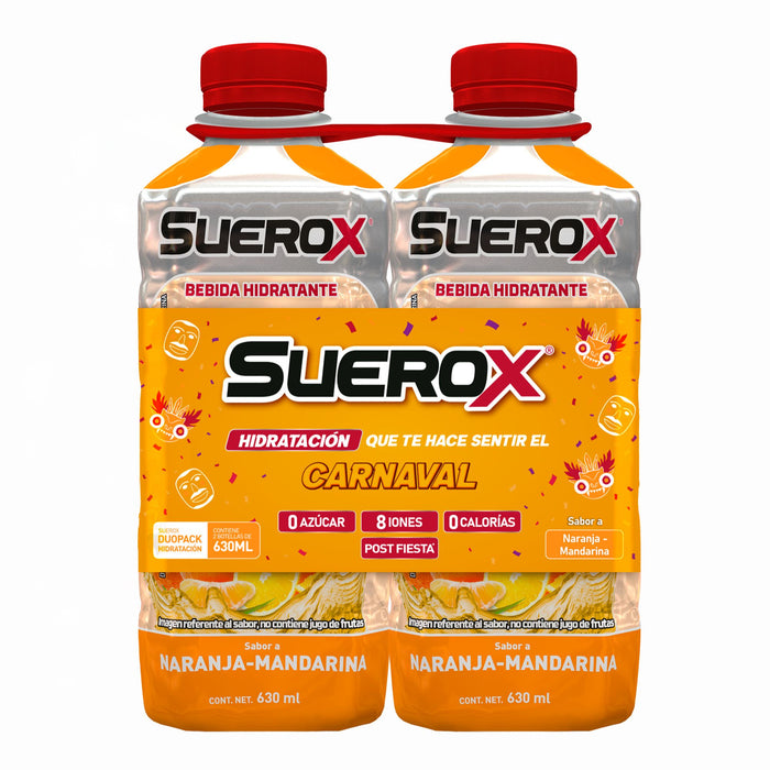 Bebida Hidratante Suerox Naranja-Mandarina Pack X 2 Unidades