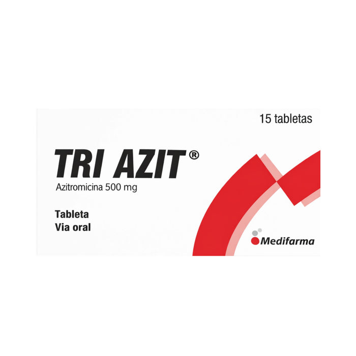 Tri Azit Azitromicina 500Mg  X Tableta