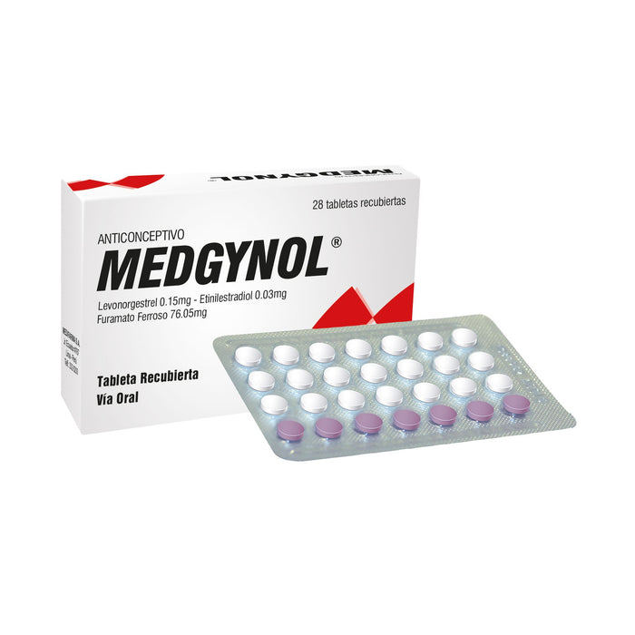 Medgynol Levonorgestrel Etinilestradiol X Caja