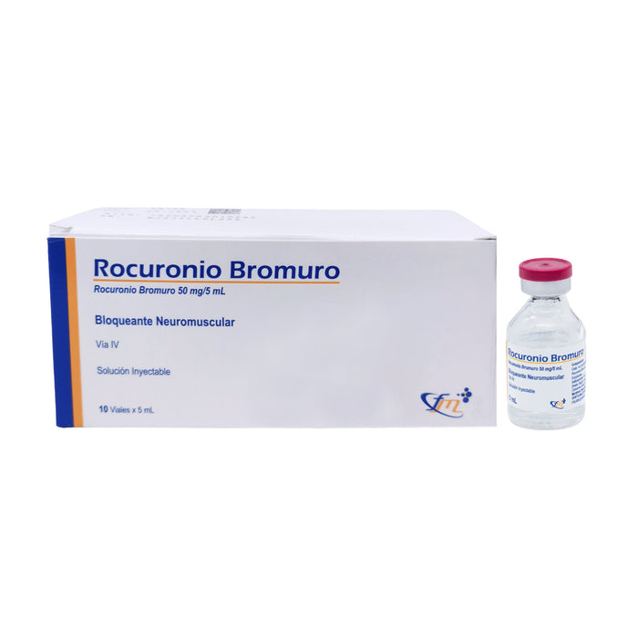 Rocubron 50Mg Iv Rocuronio (Frio) X 1 Ampolla/5Ml