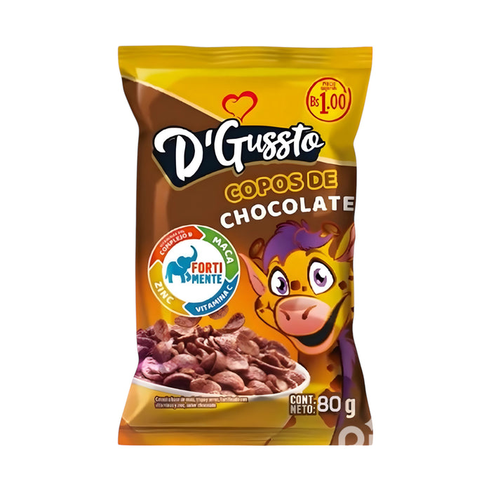 Cereal Dgussto Copos De Chocolate X 80G