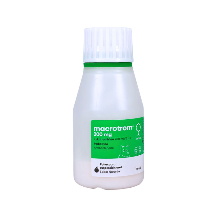 Macrotrom Azitromicina 200Mg / 5Ml Suspensión X 30Ml