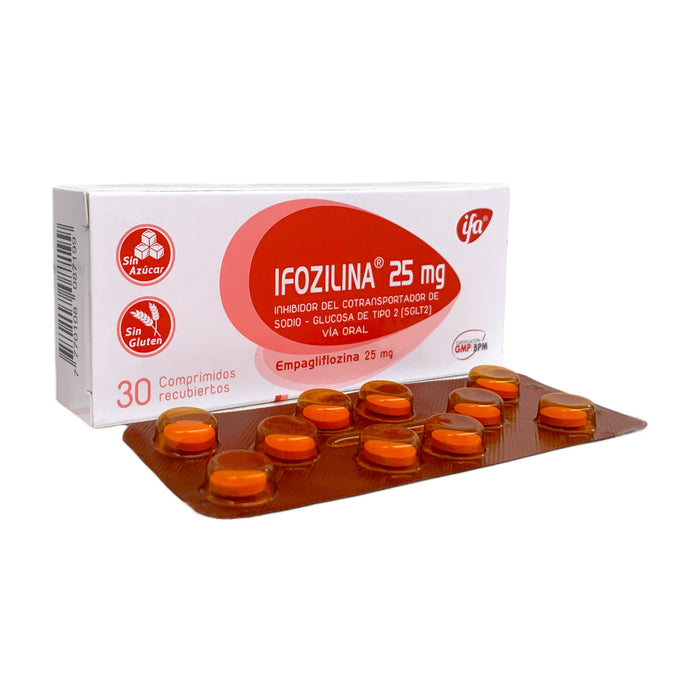 Ifozilina Empagliflozina 25 Mg X Comprimido