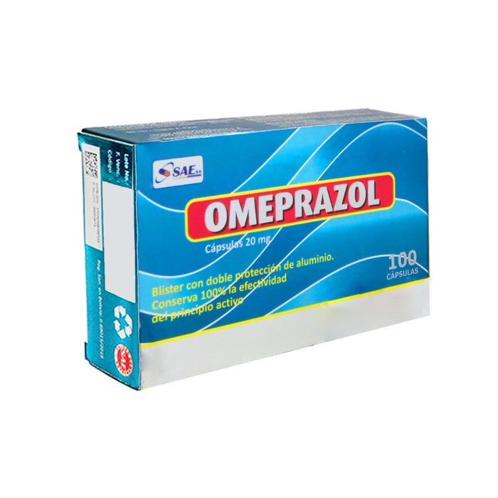 Omeprazol 20 Mg X Cápsula