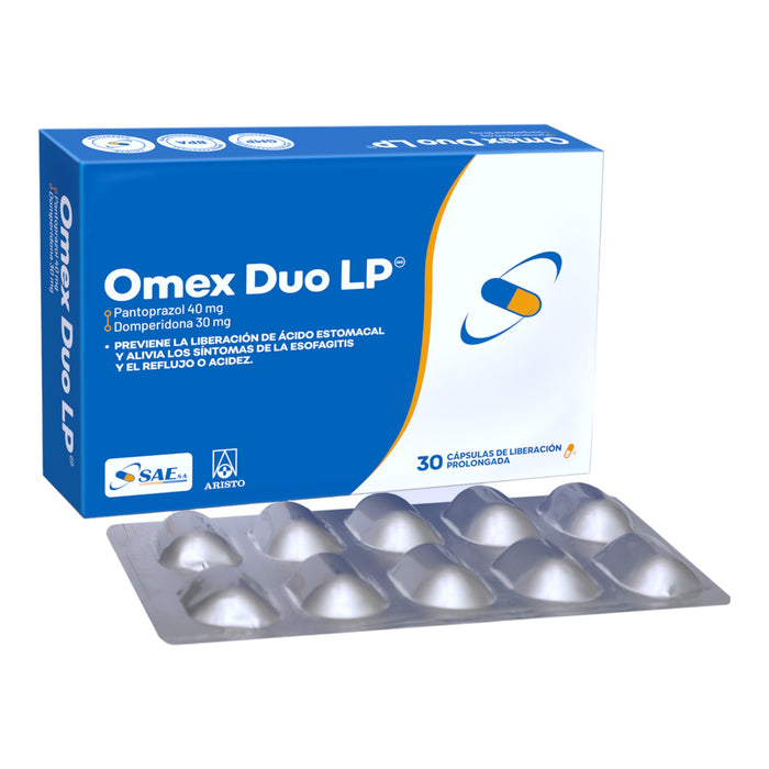 Omex Duo Lp Pantoprazol / Domperidona X Cápsula Liberación Prolongada